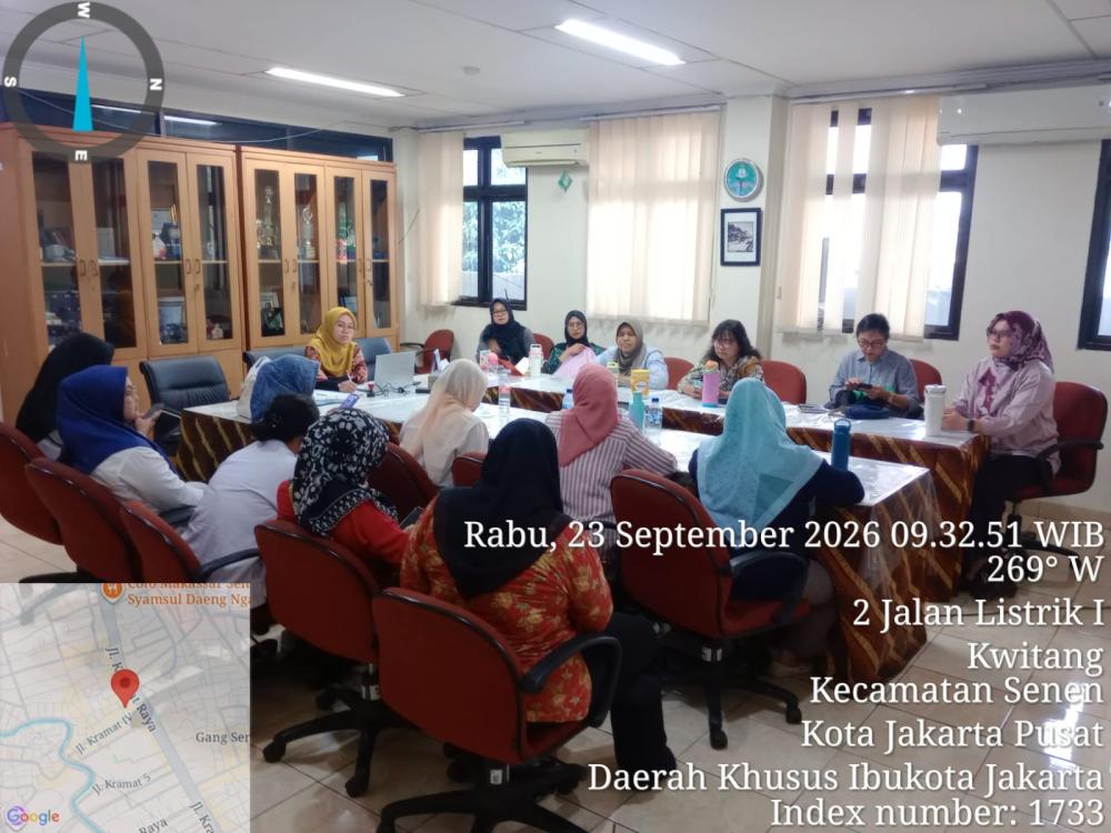 Pertemuan Rutin Sekretaris TP PKK Kecamatan Senen Bulan September 2026